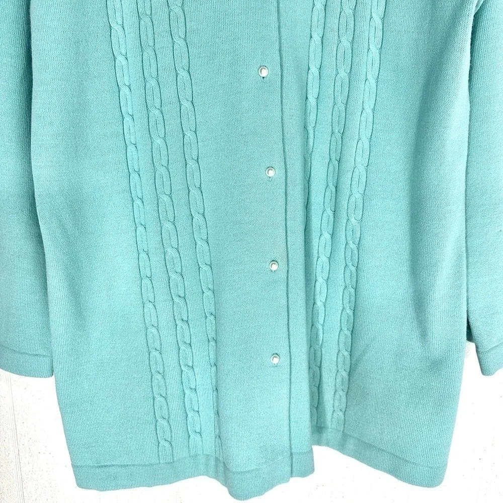 Victoria’s Secret vintage gold label knit sweater cardigan  size M - Picture 3 of 10